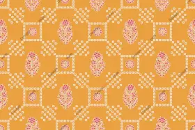 Bandhani Floral Jaal Print