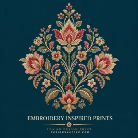 Embroidery Inspired Prints