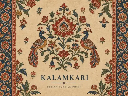 Kalamkari Print: Traditional Indian Art Meets Modern Textile Fashion Images