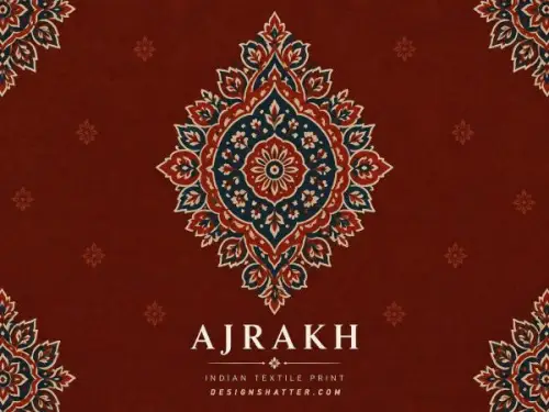 Ajrakh Textile Printing: History, Process, Colours & Modern Design Images