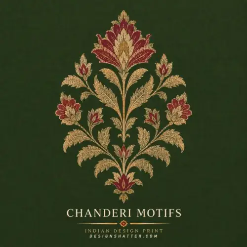 Chanderi Print – Timeless Indian Textile Elegance | DESIGNSHATTER Images