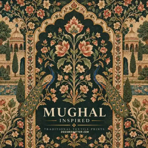 Mughal Print: Timeless Indian Textile Designs Inspired by Royal Heritage Images