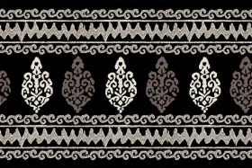 Ethnic Tribal Border Textile Pattern Kit – Jaal , Buti & Border Pack