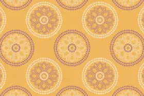 Ornamental Panel Stripe Print