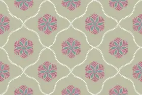 Circular Floral Jaal Print
