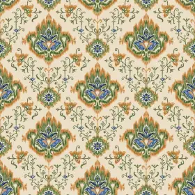 Ikat Inspired Floral Fusion Print