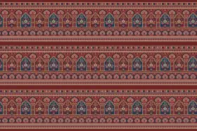 Classic Floral Butti Pattern Kit – Buti & Border Pack