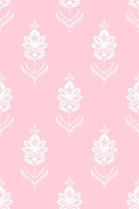 Soft Mughal Floral Buti Seamless Print