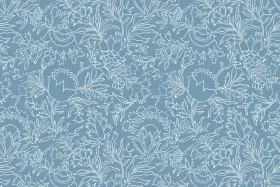 Floral Outline Jaal Seamless Pattern