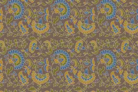 Bold Floral Vine Heritage Print