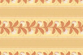 Classic Indian Geometric Border Textile Pattern