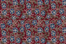 Bagru Floral Vine Seamless Textile Pattern