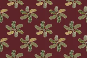 Bagru Geometric Floral Seamless Textile Pattern