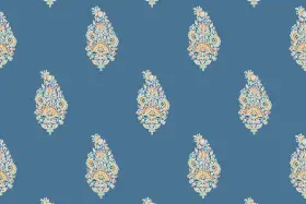 Traditional Floral Butta Seamless Textile Pattern