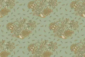 Vintage Paisley Floral Pattern