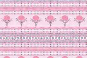 Vintage Floral Textile Pattern Kit – Jaal , Buti , Border & Dupatta Pack