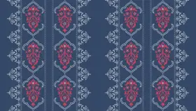 Ornamental Panel Placement Heritage Print
