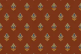 Traditional Paisley Vine Textile Pattern Kit – Jaal , Buti & Border Pack