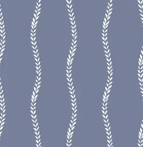 Vertical Botanical Stripe Print