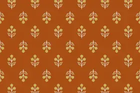 Vintage Floral Vine Textile Pattern Kit – Jaal , Buti & Border Pack