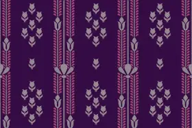 Vertical Ethnic Stripe Placement