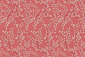 Modern Leaf Vine Print