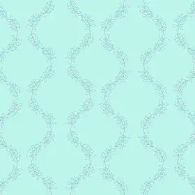 Botanical Leaf Trellis Repeat Print