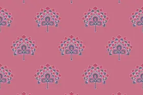 Decorative Tree Motif Repeat