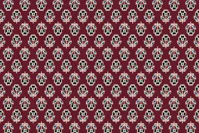 Jaipuri Floral Butti Seamless Textile Pattern