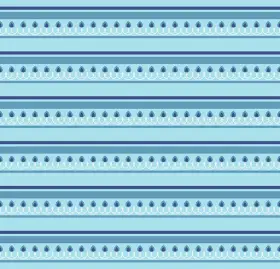 Indigo Stripe Border
