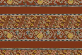 Traditional Paisley Vine Textile Pattern Kit – Jaal , Buti & Border Pack