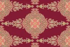 Kalamkari Paisley Floral Textile Pattern