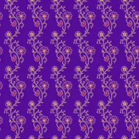 Contemporary Floral Vine Repeat Print