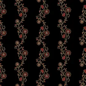 Luxury Vertical Floral Vine Print