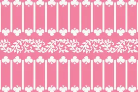 Floral Border Print