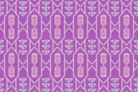 Geometric Lattice Ethnic Print