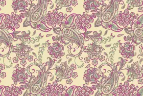 Elegant Paisley Floral Pattern