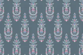 Dabu Leaf Butti Seamless Textile Pattern