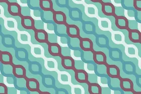 Luxury Interlocking Chain Pattern
