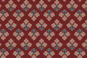 Classic Floral Butti Pattern Kit – Buti & Border Pack