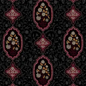 Royal Mughal Medallion Heritage Print