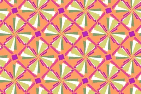 Geometric Star Seamless Textile Pattern