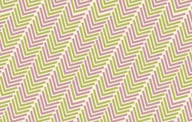 Pastel Geometric Chevron Fusion Print