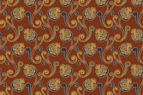 Traditional Paisley Vine Textile Pattern Kit – Jaal , Buti & Border Pack