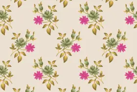 Vintage Floral Bouquet Repeat
