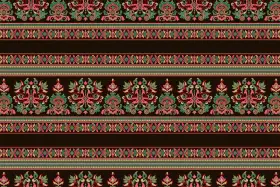 Sanganeri Floral Vine Seamless Textile Pattern