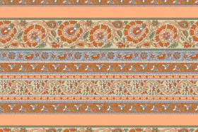 Ethnic Floral Textile Pattern Kit –  Buti , Border & Dupatta Pack