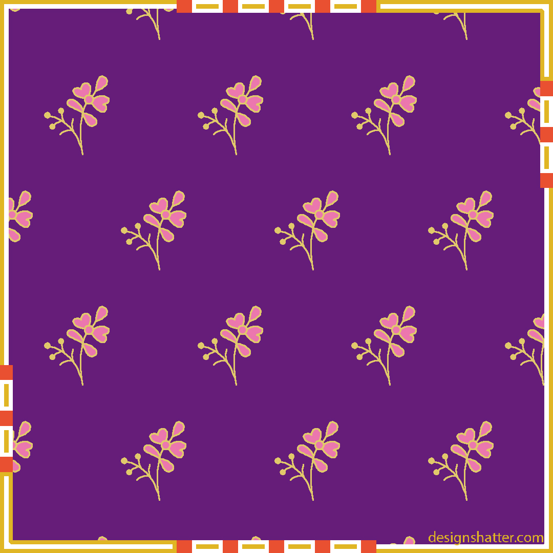 Small Buti Pattern Design