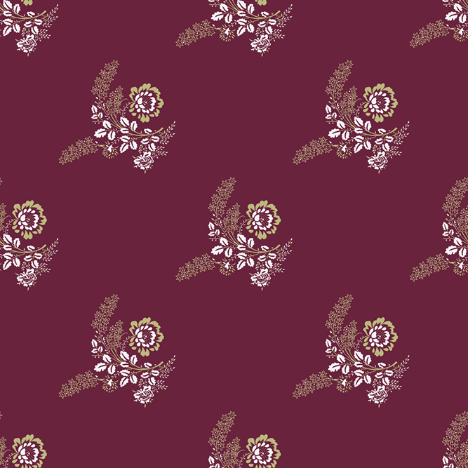 Traditional seamless indian damask pattern