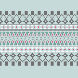 Geometry border tribal pattern design